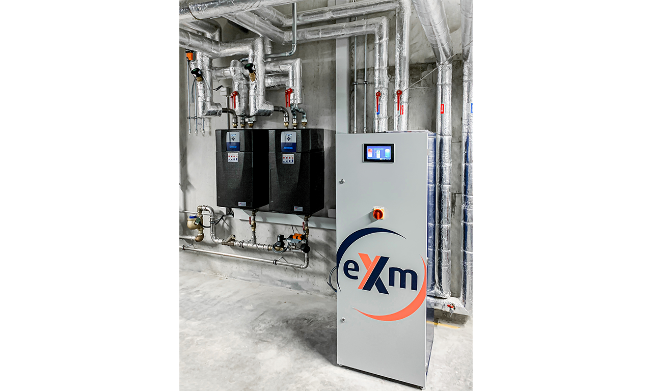 eXergiemaschine mit Frischwasserstationen