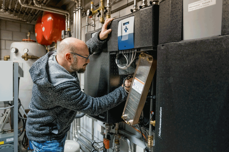 Inbetriebnahme Frischwasserstation