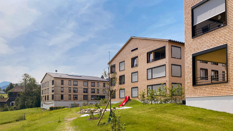 Aussenansicht Wohnanlage Schlossstrasse, Vechingen